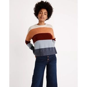 MADEWELL • Crofton Steiped Pullover Sweater in Coziest Yarn